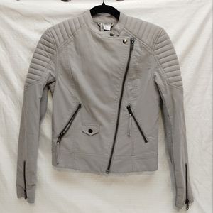 H&M moto jacket womens size 4